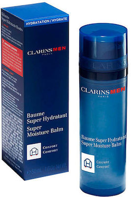 Clarins Men Super Moisture Balm fără culoare Hidratantă Bărbătesc Balsam Pentru Față 50ml