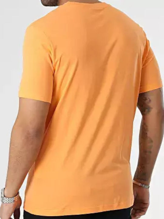 Champion Crewneck Men's Short Sleeve T-shirt Orange