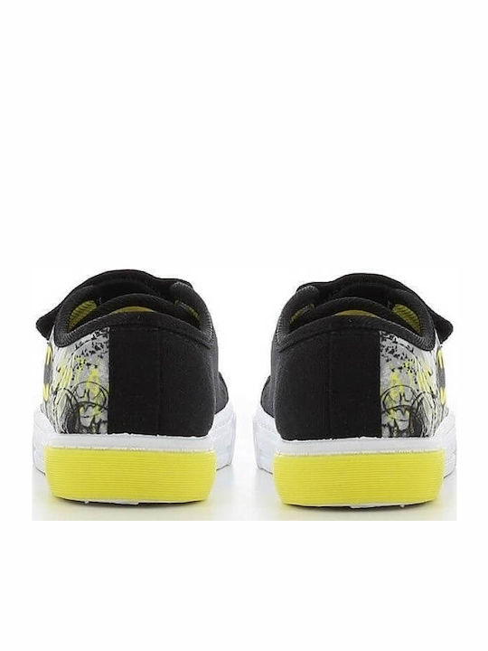 Παιδικά Sneakers με Σκρατς & Φωτάκια Μαύρα