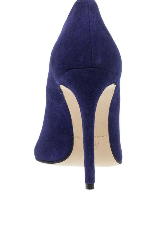 Mourtzi -SS Suede Ascunse Pantofi cu toc cu Toc Stiletto Blauv