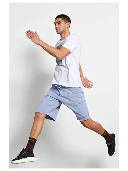 1231-953304 Men's Athletic Shorts Light Blue