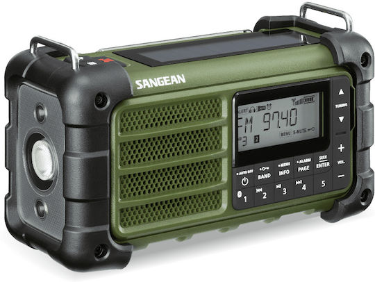 Sangean MMR-99 Φορητό Ραδιόφωνο Ηλιακό DAB Πράσινο