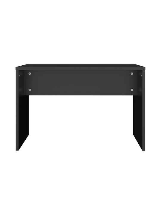 Stool Bench Stool Wooden Black 70x35x45cm