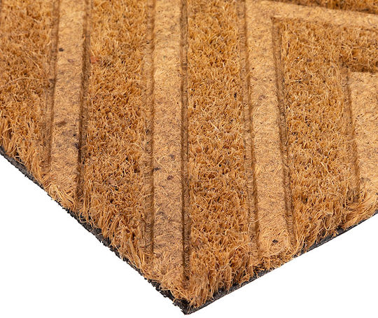Atmosphera Doormat from Coconut Tree Fv Coco Engraved Brown 38x58cm 186164 Brown