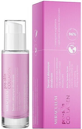 Miraculum Pro Skin Active Squalane Anti-aging Serum Face with Collagen 30ml
