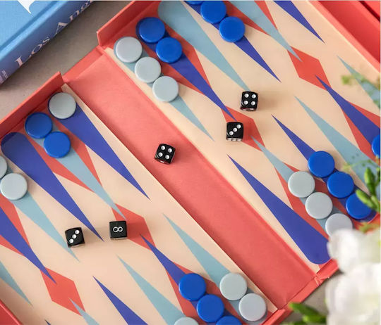 Printworks Art of Backgammon Backgammon E-Gitarren mit Spielsteinen 44x44cm