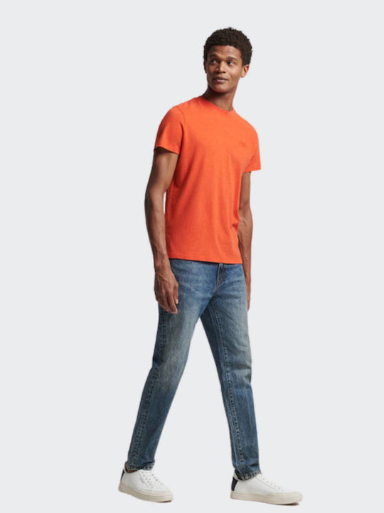 Embossed T-shirt Πορτοκαλί