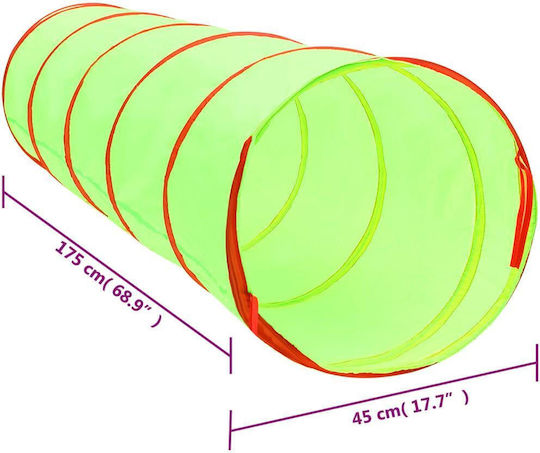 vidaXL Kids Play Tunnel Green