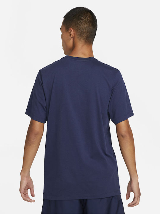 Nike Sportswear Herren T-Shirt Kurzarm Blau