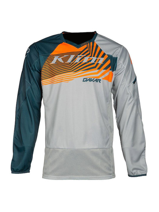 Klim MX Dakar Pentru bărbați Tricou Motocross Mânecă lungă Petrol