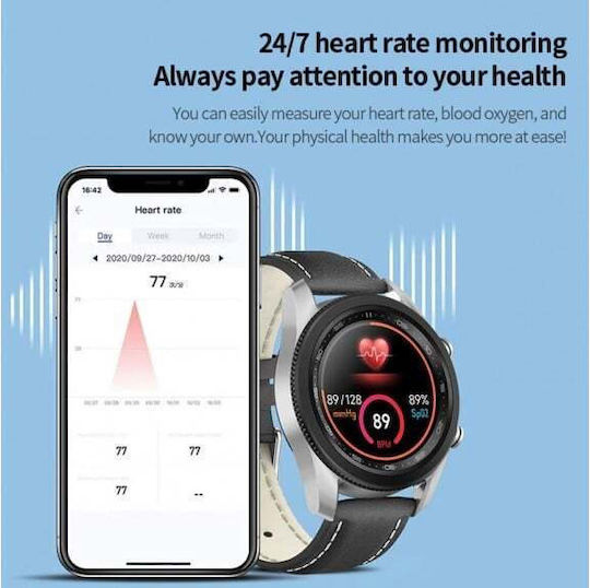 Z57 Aluminiu Smartwatch (Black/Black)