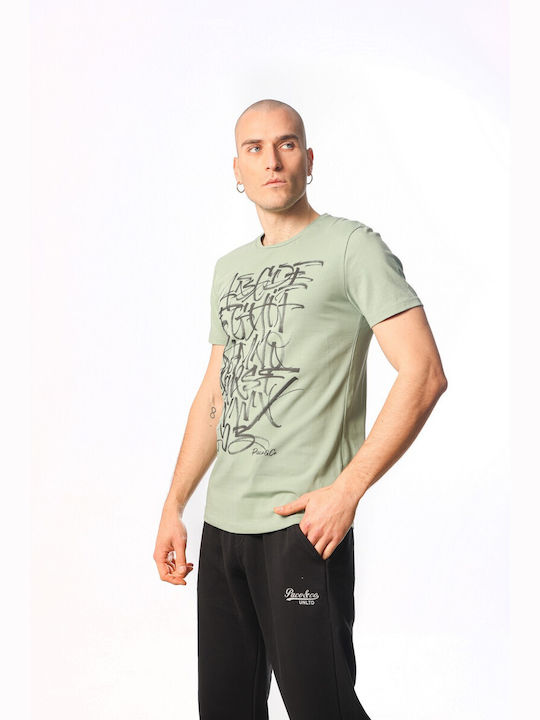 Paco & Co T-shirt Bărbătesc cu Mânecă Scurtă Verde