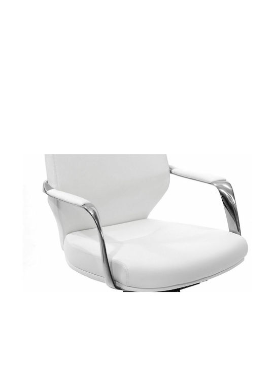 ΘΕΣΙΣ Elegant Καρέκλα Διευθυντική με Ανάκλιση White