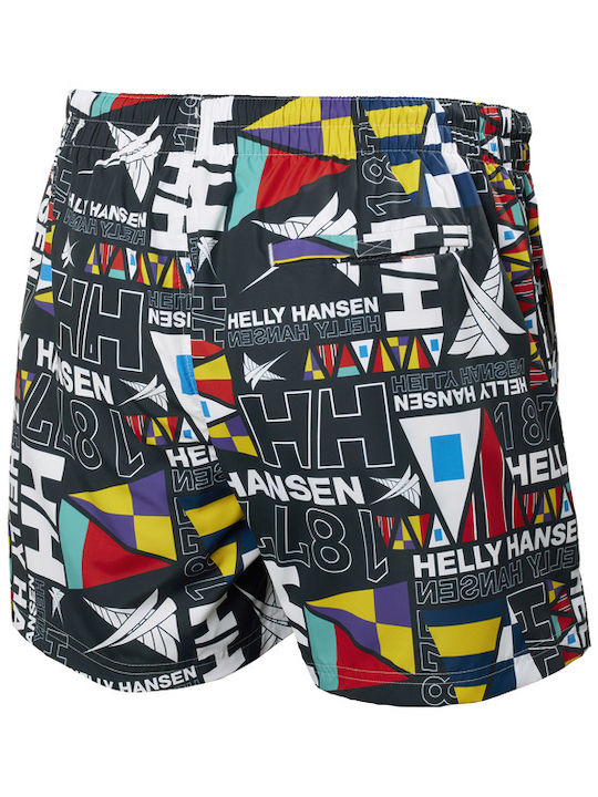 Helly Hansen Costum de Baie Bărbătesc Șort Negru cu Modele