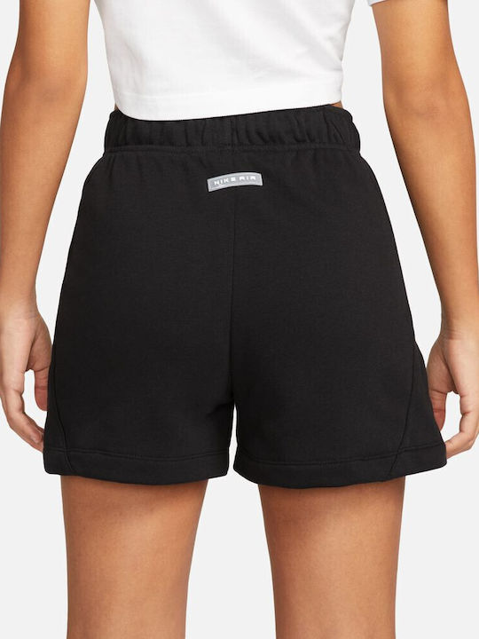 Nike Sportswear Air Femei Talie înaltă Pantaloni scurți Pantaloni scurți Negru