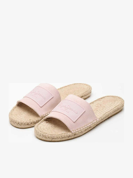 Pepe Jeans Siva Δερμάτινα Σανδάλια Ροζ