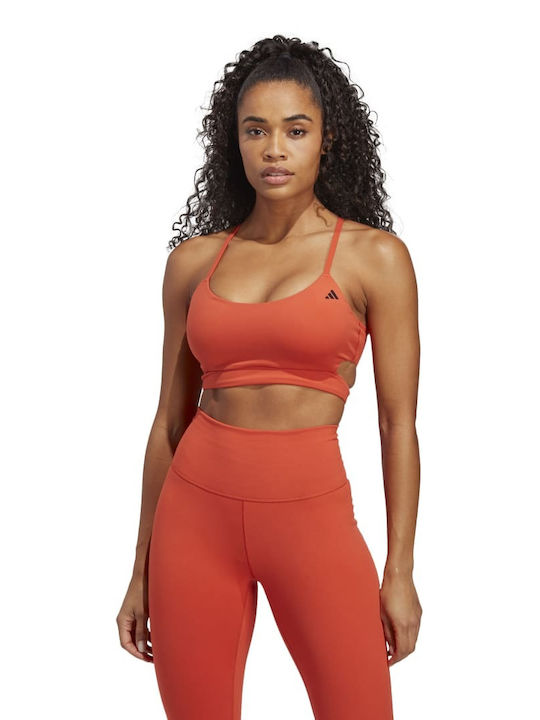 adidas Women's Sports Bra without Padding Orange