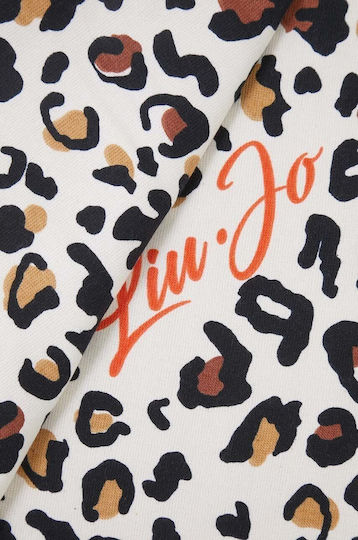 Liu Jo Animalier Cotton Leopard with Fringes 180x90cm