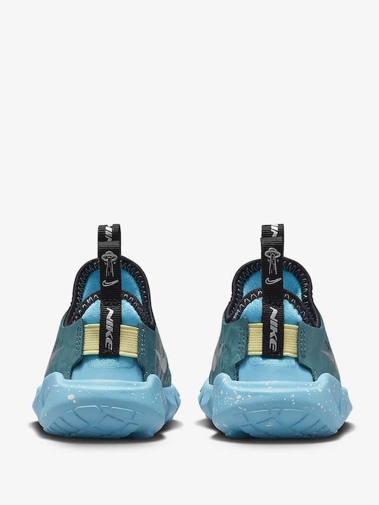 Flex Runner 2 Lil Kids Sports Shoes Running Slip-On Mineral Teal / Baltic Blue / Lemon Chiffon / Chrome