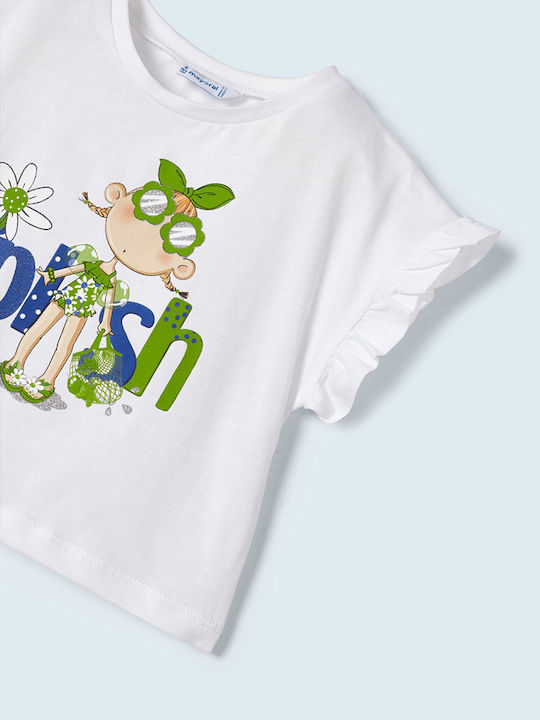 Kinder-Set mit Rock Sommer 3Stück Grün