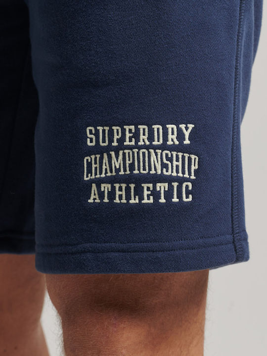 Ovin Vintage Men's Athletic Shorts Navy Blue