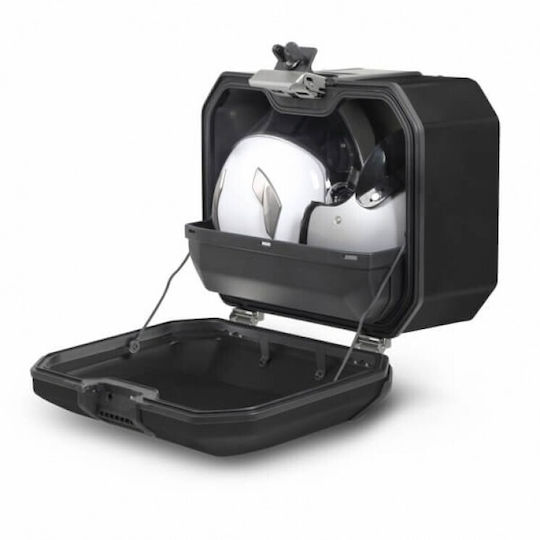 Shad Terra Tr47 Πλαϊνή Βαλίτσα Μοτοσυκλέτας Αριστερή Αλουμινίου 47lt σε Μαύρο Χρώμα