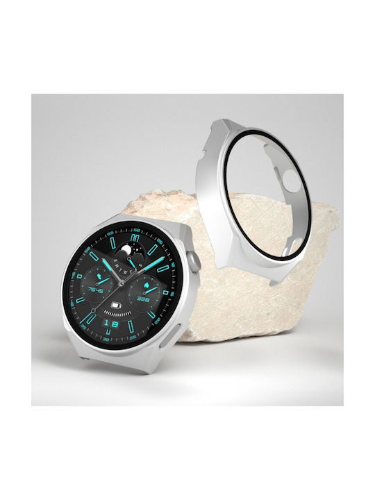 Plastic Case in Silver color for Huawei Watch GT 3 Pro