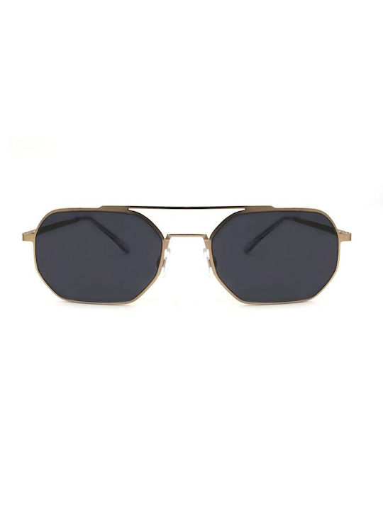Solo-Solis Sonnenbrillen mit Gold Rahmen und Gray Linse NDL8052