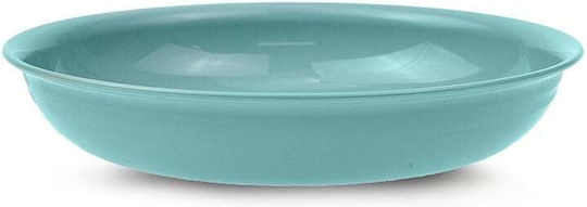 Teller Suppe Kunststoff Blau mit Durchmesser 20cm