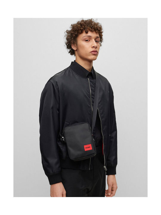 Hugo Boss Shoulder / Crossbody Bag with Zipper & Adjustable Strap Black 15x5x20cm