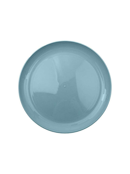 Plate Desert Porcelain Blue with Diameter 19.5cm 1pcs