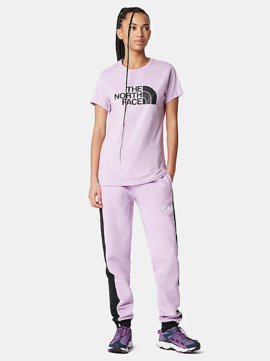Easy Γυναικείο Αθλητικό T-shirt Μωβ