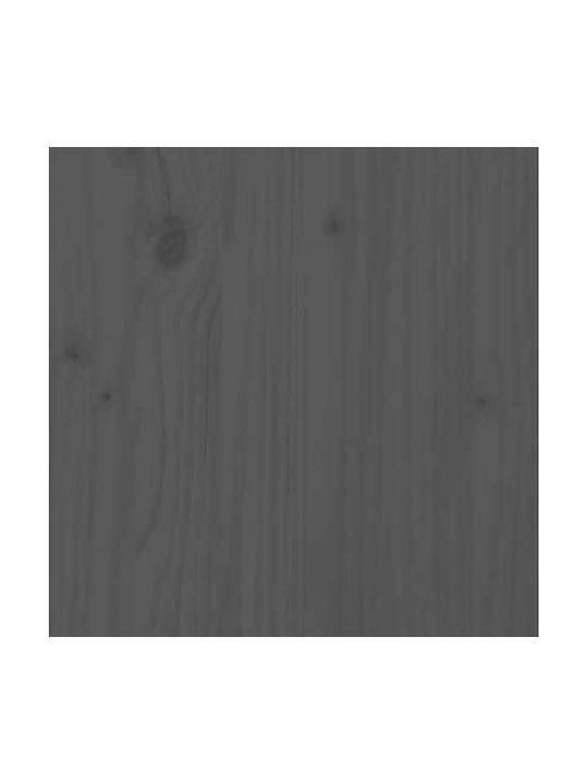 vidaXL Planter Box Wooden Gray 111.5x111.5x81cm.
