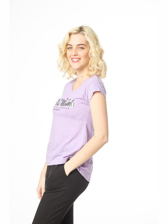 Paco & Co Damen T-shirt Flieder