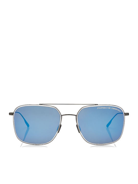 Porsche Design Sonnenbrillen Silber mit Metall Gestell Porsche Design Sonnenbrillen Silber mit Metall Gestell