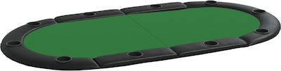 vidaXL Felt Wooden Green 208x106cm for 10 Players 1pcs