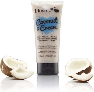 I Love Cosmetics Exfoliating Shower Smoothie Coconut&Cream 200ml