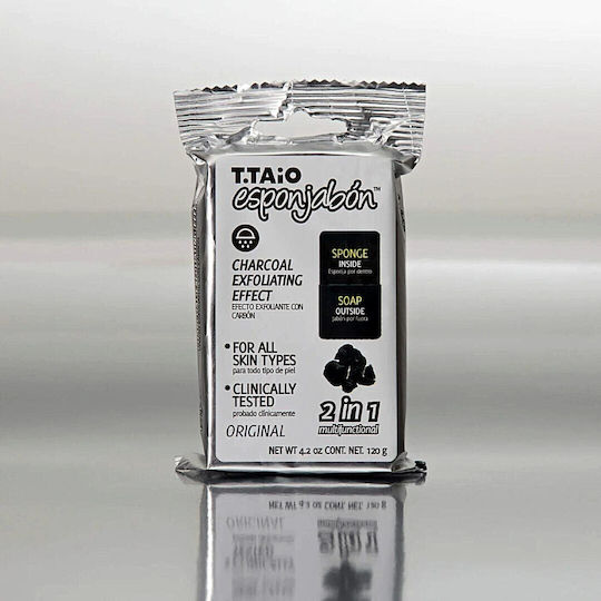 Esponjabon Charcoal Εxfoliating Effect Săpun Exfoliant Corporal 120gr