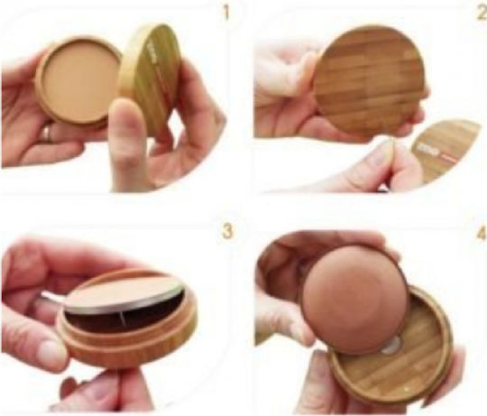 Zao Organic Makeup Organic Compact Poudre Refill Powder 301 Ivory 9gr