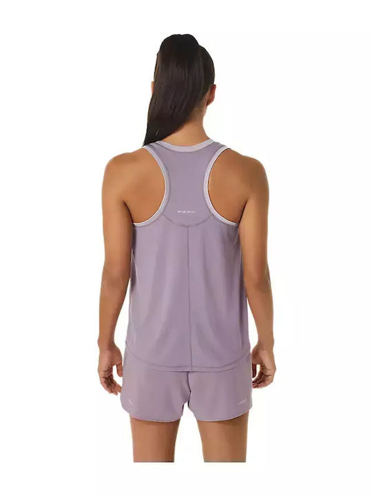 ASICS Damen Sportlich Bluse Ärmellos Lila