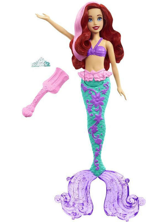 Lumânare de Paște cu Jucărie Disney Princess Ariel Schimbare de Culoare pentru 3+ Ani Mattel