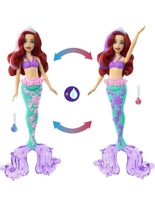 Lumânare de Paște cu Jucărie Disney Princess Ariel Schimbare de Culoare pentru 3+ Ani Mattel