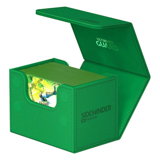 Ultimate Guard Sidewinder XenoSkin Monocolor Кутия за палубата 1pcs Зелен