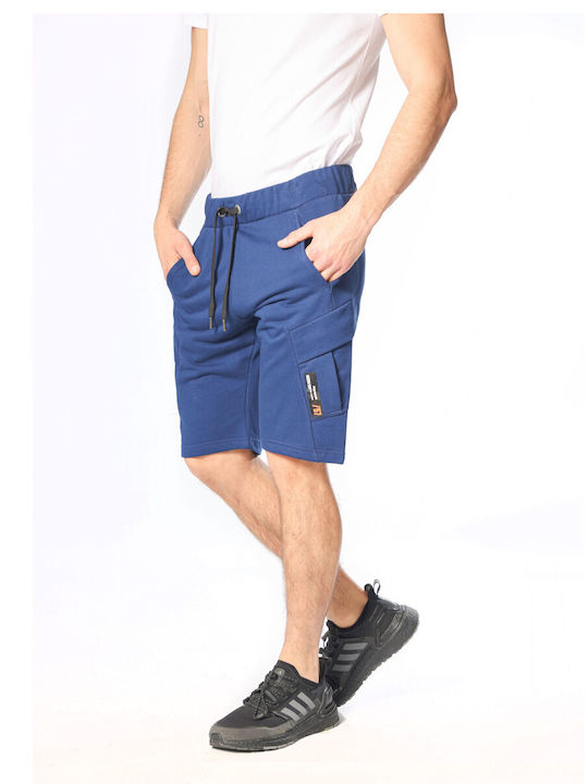 Paco & Co Herrenshorts Cargo Blau