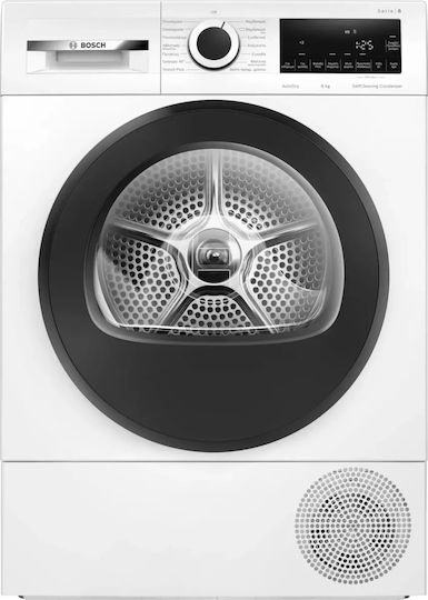 Bosch Serie 6 Στεγνωτήριο 8kg με Αντλία Θερμότητας