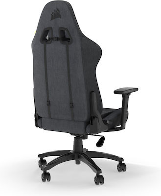 Corsair TC100 Relaxed Fabric Gaming Chair with Adjustable Arms Black/Grey