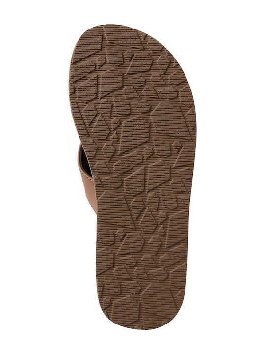 Victor Men's Flip Flops Brown