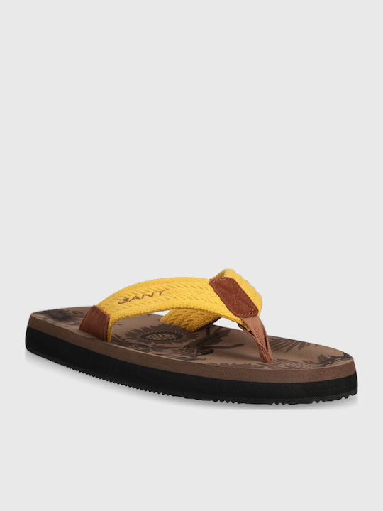 Men's Flip Flops Yellow