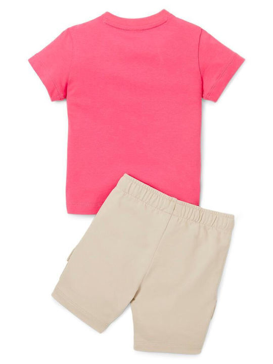 Puma Kids Clothing Sets with Pink Shorts 2 Pieces