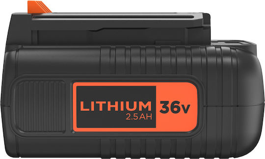 Black & Decker Werkzeugbatterie Lithium 36V mit Kapazität 2.5Ah